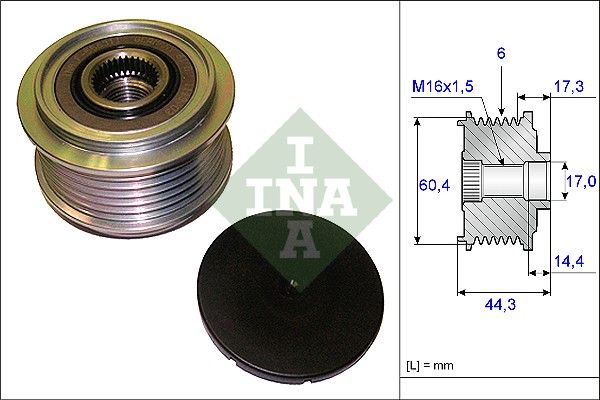 WILMINK GROUP Механизм свободного хода генератора WG1253777